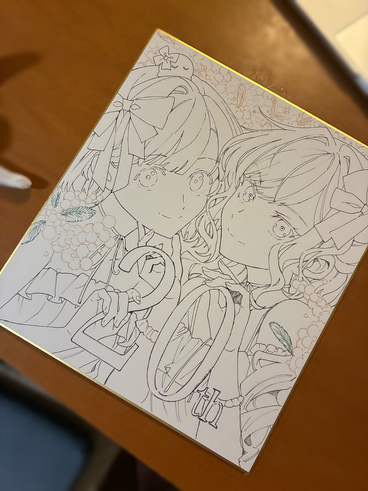 水弧@ヤマトさま　イラストオーダー　夢絵　色紙 青乃下 on X: 