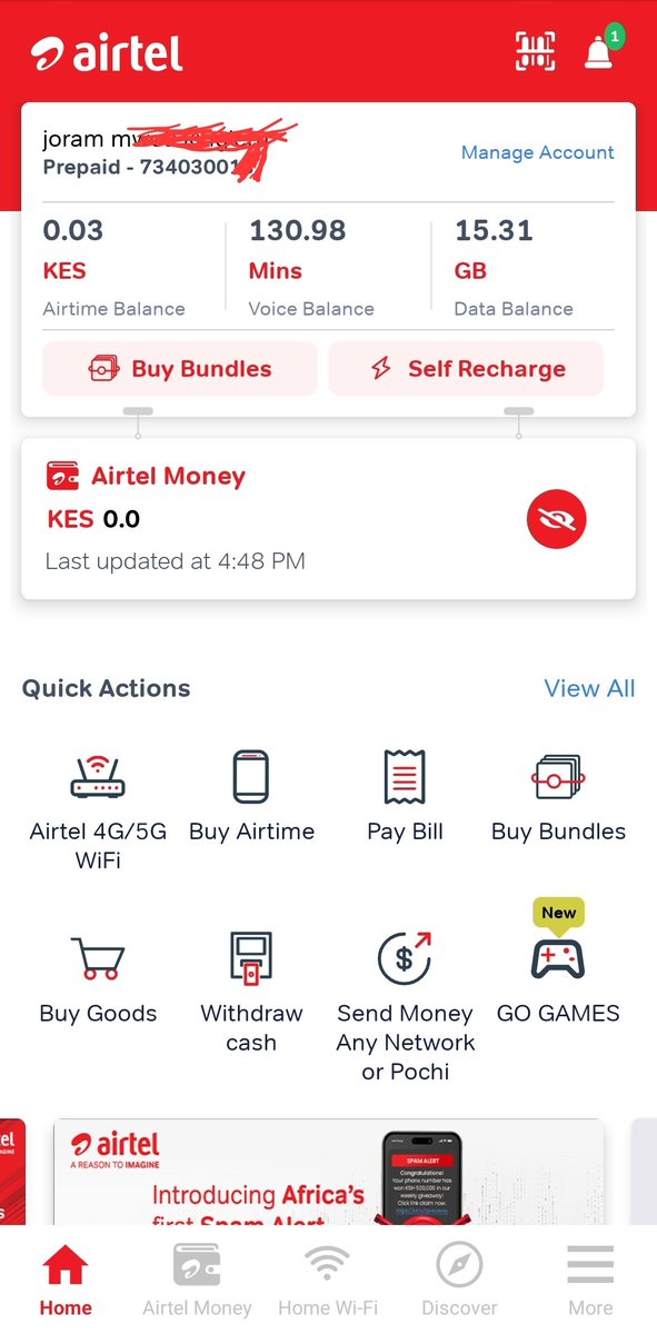 <a href="/MwendaKev/">Mwenda</a> Si tugawane hiyo 78 yako?😂

<a href="/AIRTEL_KE/">Airtel Kenya</a> is the way to go