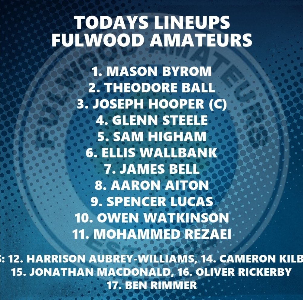 Today's Team v <a href="/GarstangFC/">Garstang FC</a>
