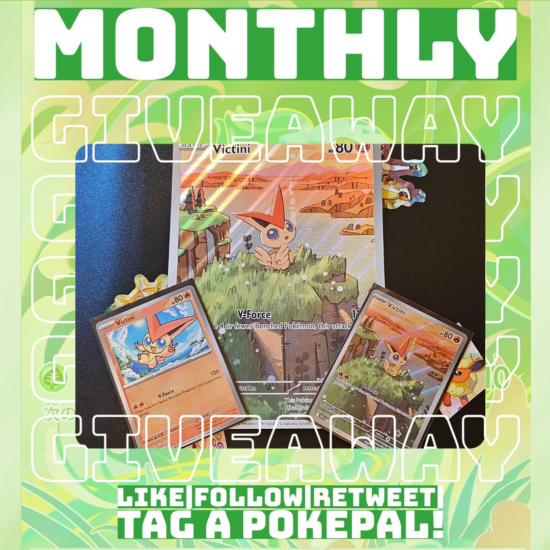 🍻MONTHLY CARD GIVEAWAY🍻

✅️ LIKE
✅️ FOLLOW
✅️ RETWEET
✅️ TAG A POKEPAL!

Almost to 1000 followers! My son and I appreciate this community, so its always good to give back! Apologies for the lateness. Work got me this month 💀 #teacherlyfe