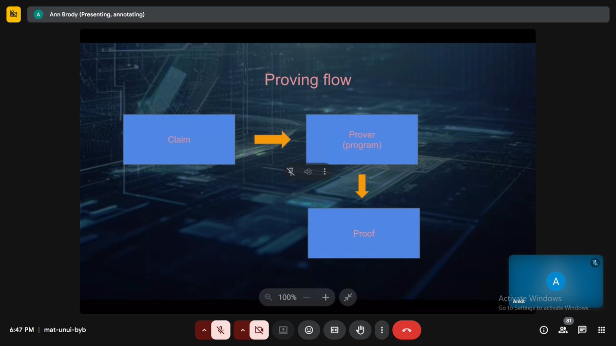 ankitencoder's tweet image. Zkforge finally begins Zk fundamentals by
@LauriPelto  moderated by @annbrody7
