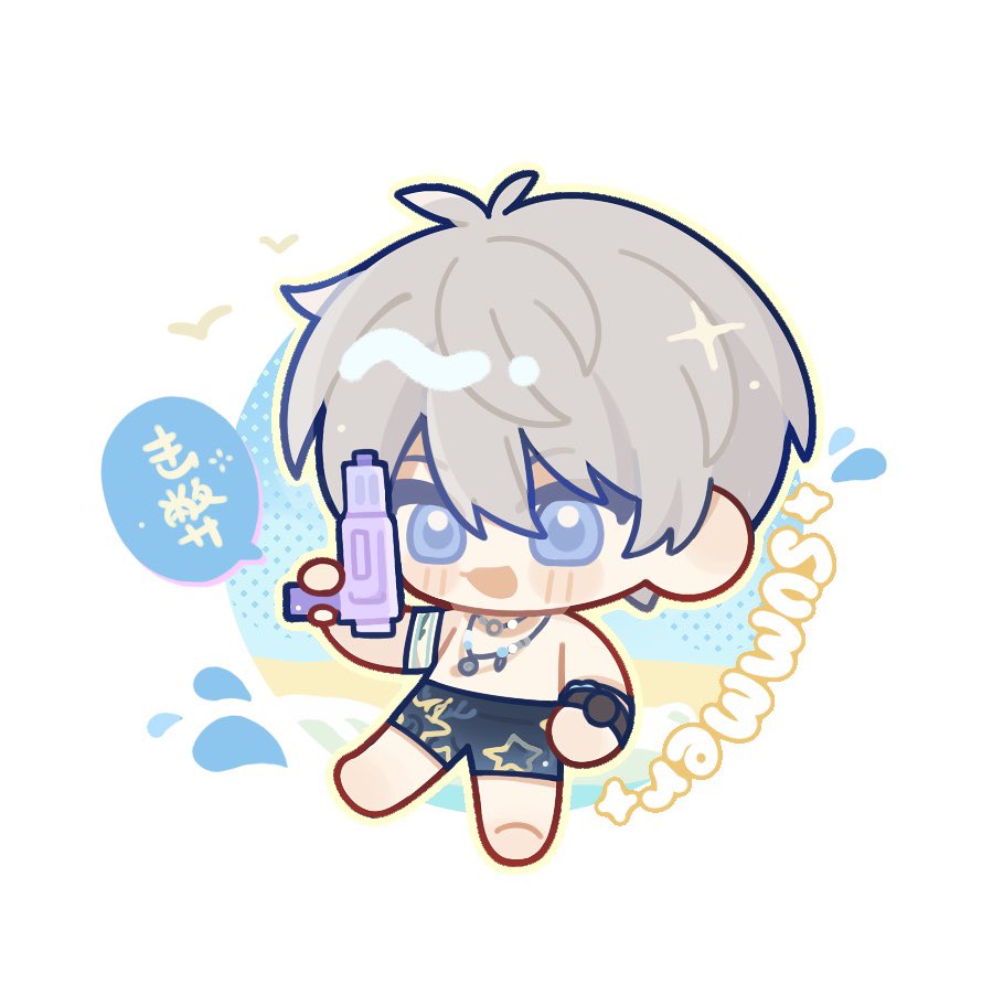 Kkonya02's tweet photo. 🏖夏日小回⭐️
#LoveandDeepspace #YouAndMidsummer 
#Xavier #沈星回 https://t.co/BtvLXgYuuO