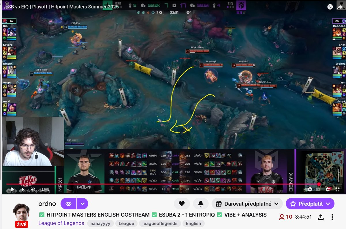 ‼️Appreciation post for <a href="/ordno1/">Ondřej Prachař</a> doing LIVE co-stream analysis ATM of epic <a href="/Entropiqteam/">Entropiq</a> 🆚 <a href="/esubacz/">eSuba</a> on  twitch.tv/ordno check it out and tell me if he is good! #EXTWIN ❤️