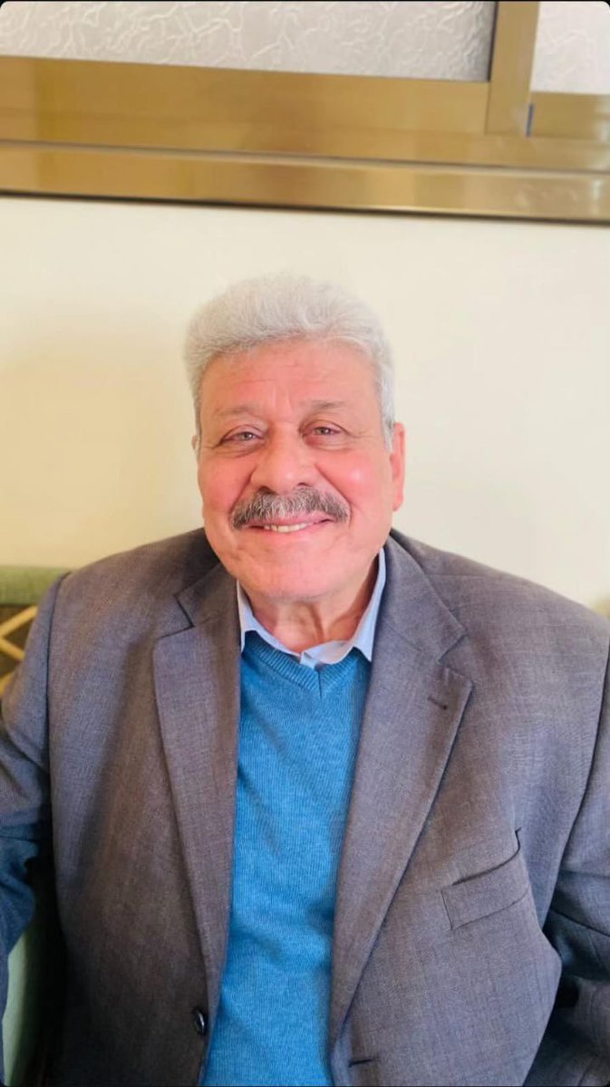 GazaMartyrs's tweet photo. 72 year old Said Al-Fayoumi was a professor who had taught scores of young people in his long career. He was religious, kind and patient. He raised his own children to follow his footsteps with his own son also becoming a promising professor.

The israeli occupation displaced the older gentleman with his family, then starved them and finally martyred him on July 16th 2025. His family may also be killed if the genocide is allowed to continue.