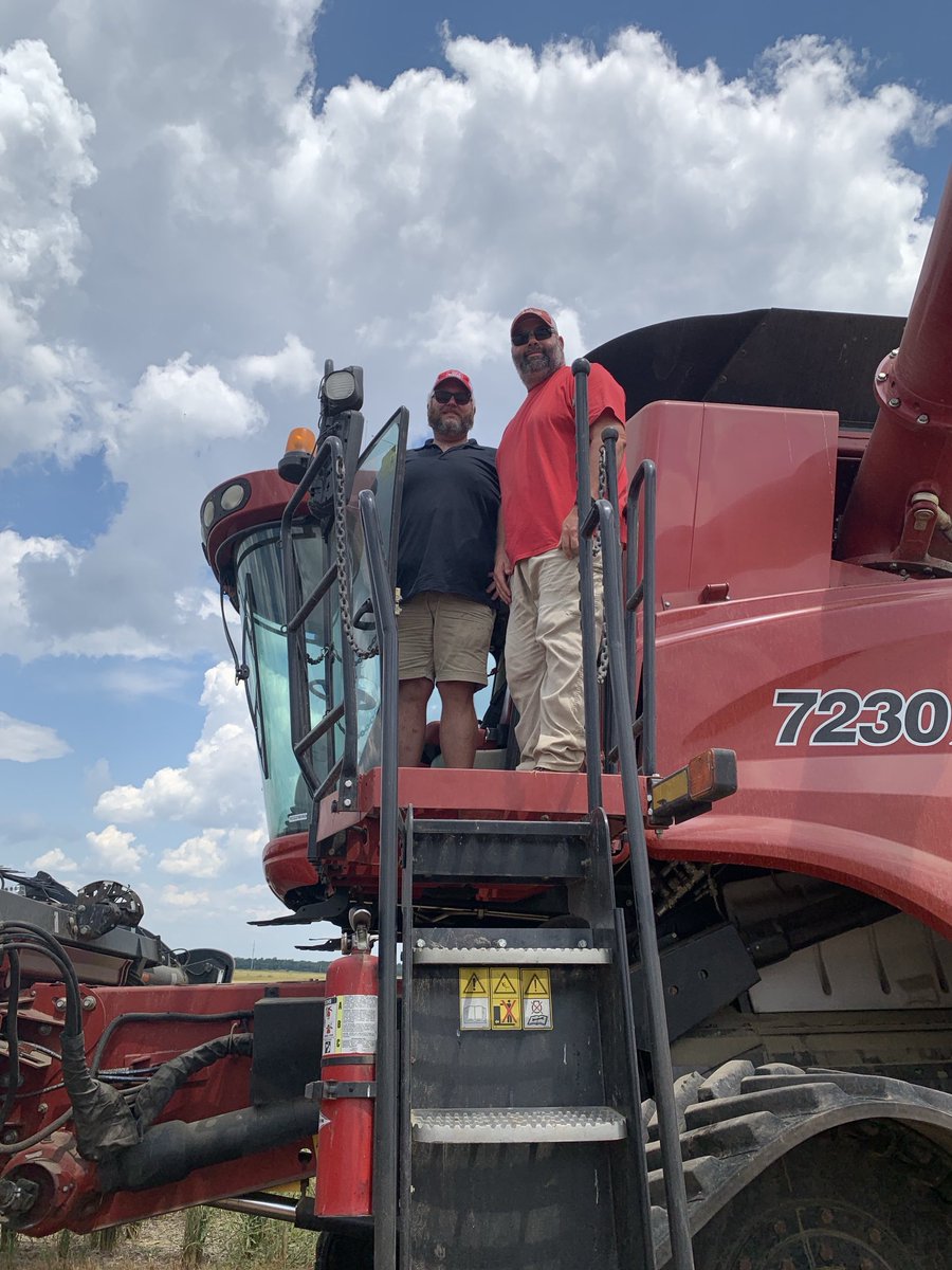 Seth Tucker and county agent Scott Hayes harvested Seth Row Ruce most crop for a drop irrigation contest. Good luck Seth.  ⁦<a href="/cghenry_UA/">Chris Henry</a>⁩ ⁦<a href="/RussParker11/">Russ Parker</a>⁩