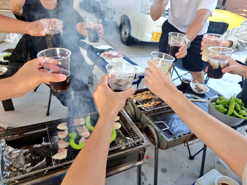 今日もBBQ
みんな元気💪