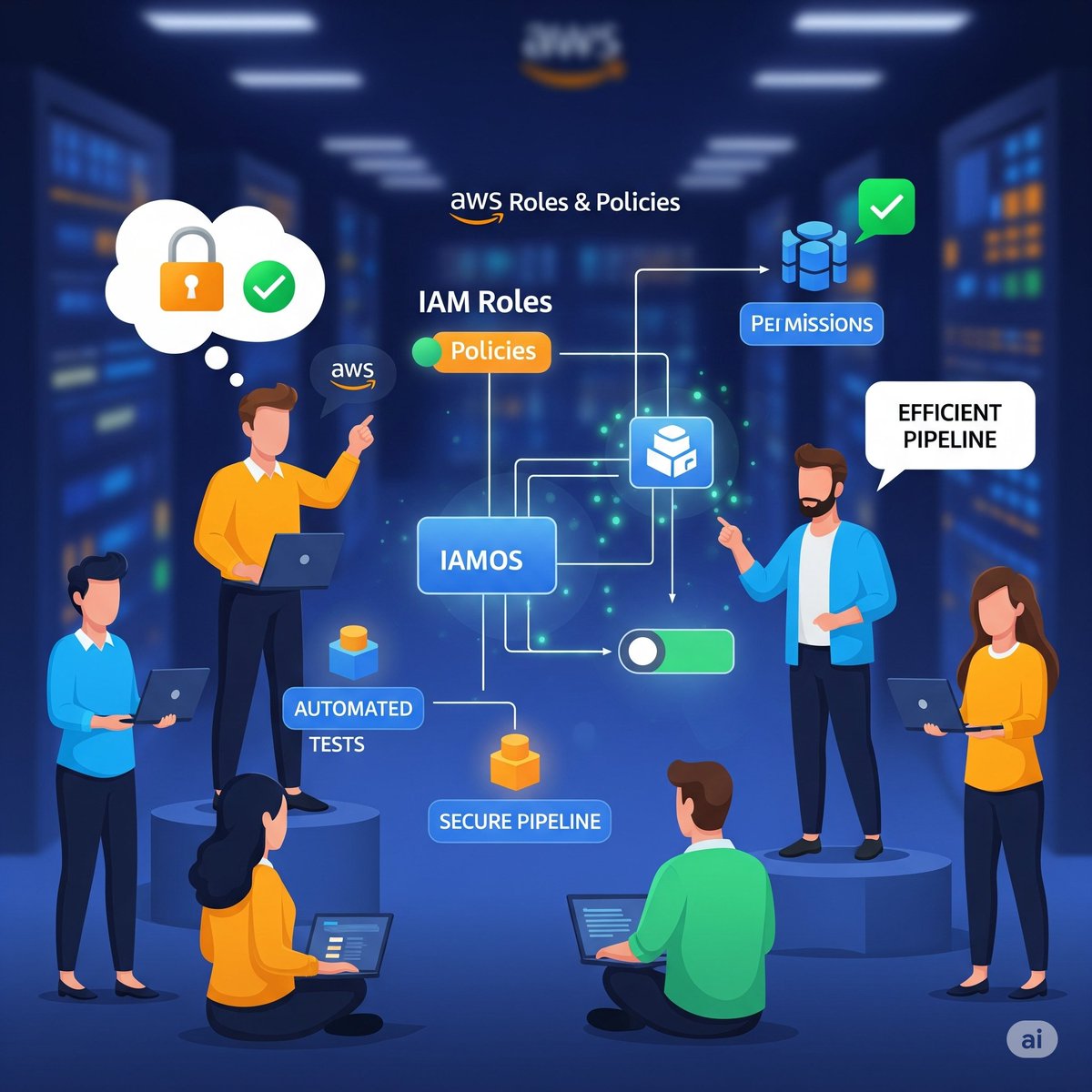 InnernetWorld's tweet image. Every tester in a DevOps team should understand IAM. Master IAM roles and policies to ensure your automated tests have the right permissions—no more, no less—for a secure and efficient pipeline. #AWSSecurity #IAM #DevOps #Testing