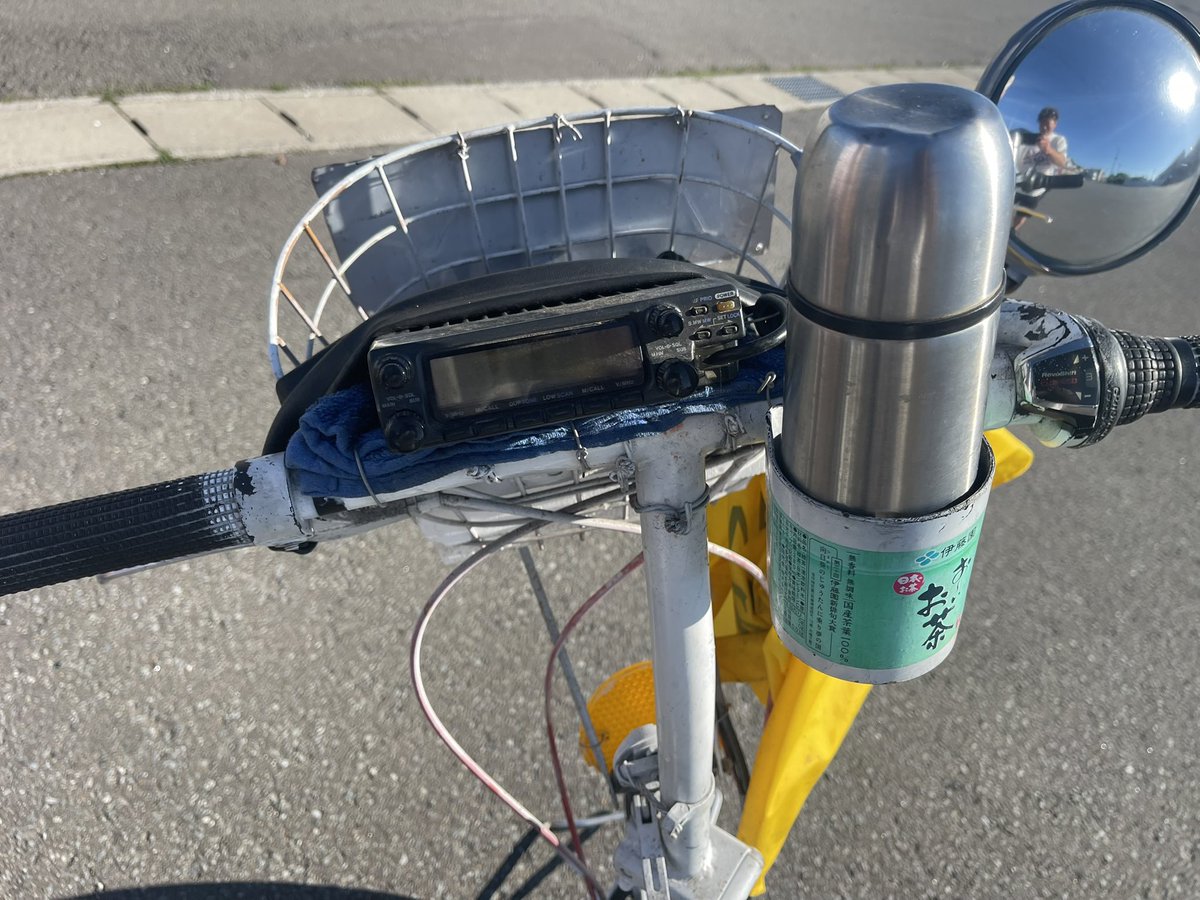 JS1HWN's tweet image. 下北のむつ市から
無事に家に帰って来ました。
約1700km良く走りました〜
むつ市の有名なチャリンコモービルの
無線おやじにも会えました❗️
長い夏休みが終わりました。
来週から激務です❗️
😅