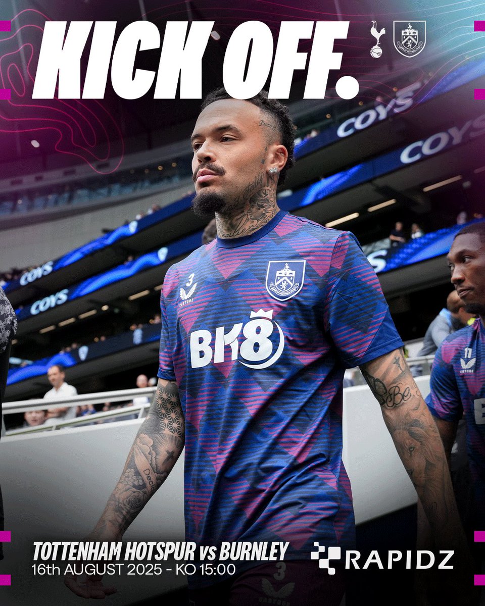 The 2025/26 Premier League season is underway for Burnley 👊

#BurnleyFC