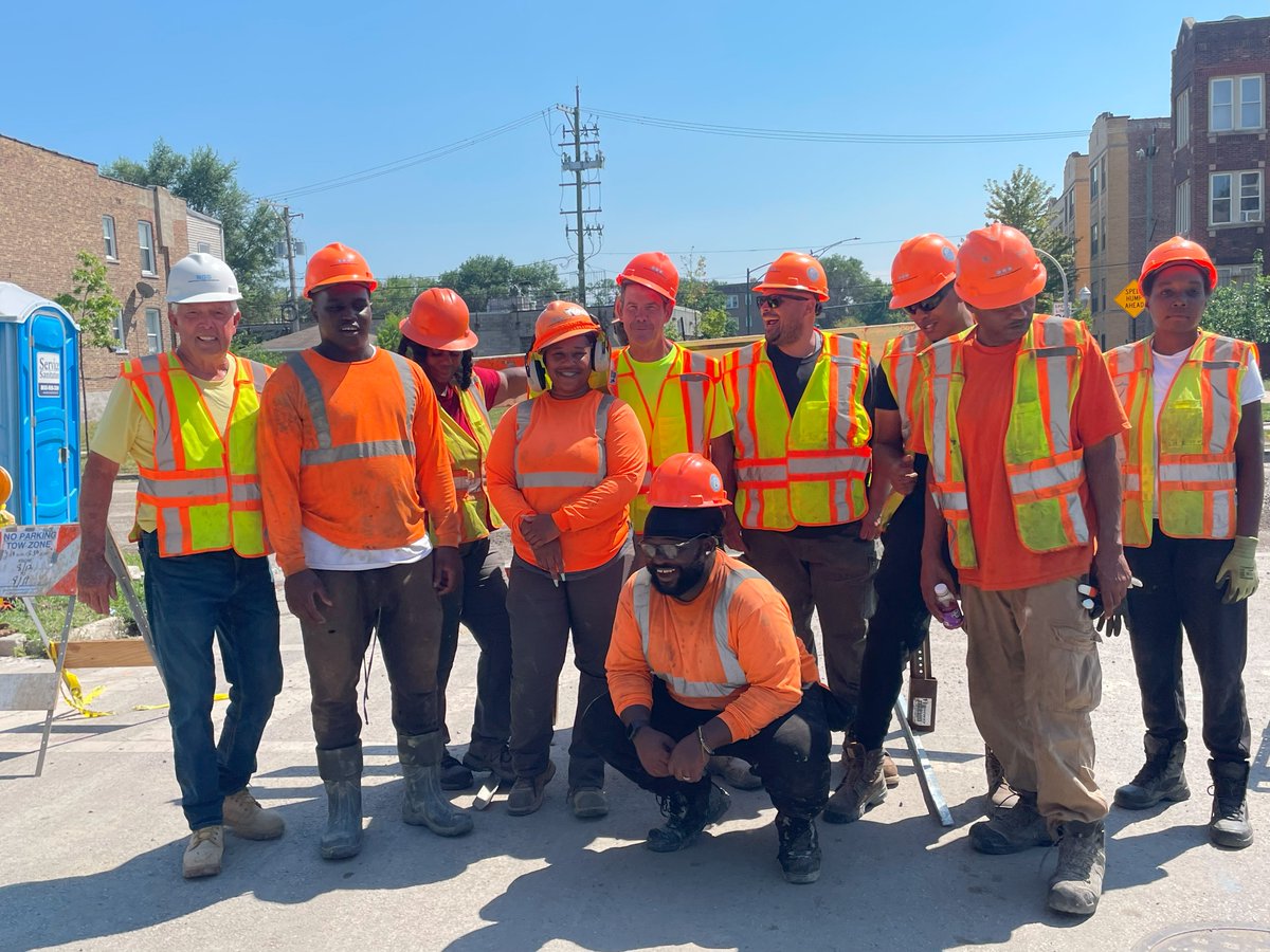 DWM Crew working hard and having fun at Keeler &amp; Grenshaw