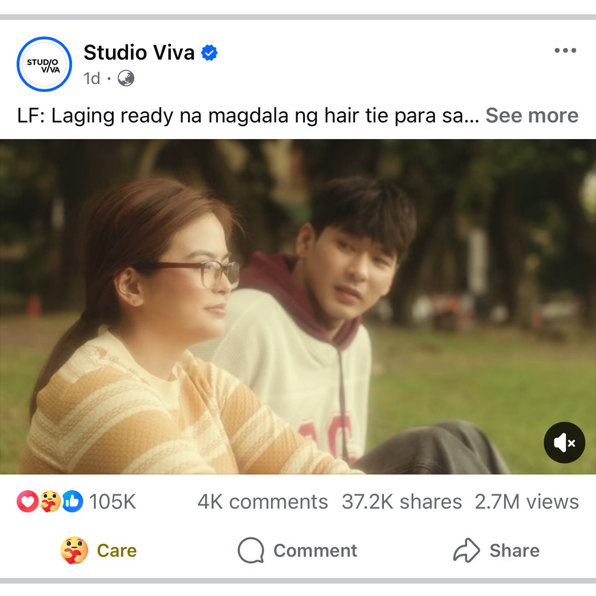 wilbea_ofc's tweet photo. 2.7 MILLION VIEWS AND 100K+ REACTIONS IN 24 HOURS IN JUST FACEBOOK ALONE.

Indeed, the golden era.

#ViArkin | #WilBea
#WilbertRoss | #BeaBinene
#GoldenSceneryOfTomorrow https://t.co/F439975wPB