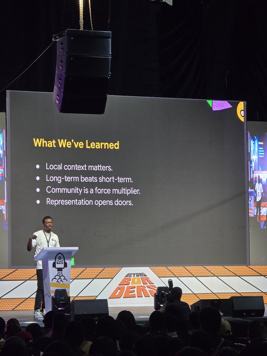 <a href="/kelvinator05/">JAVA_Geek</a> just wrapped up his keynote on building out Africa's open-source ecosystem.

He shared <a href="/btrust_builders/">Btrust Builders</a>’ and our journey in growing the continent’s open-source ecosystem

The talk highlighted key lessons learned, and most importantly, showed that Africa’s open