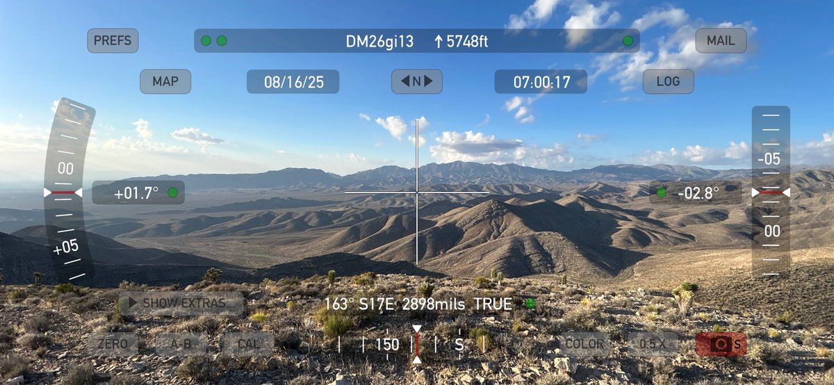 #SOTA summit today I’m back in Southern Nevada and getting bonus points for activating W7N/CK-075 (Kyle Benchmark). Setting up HF.