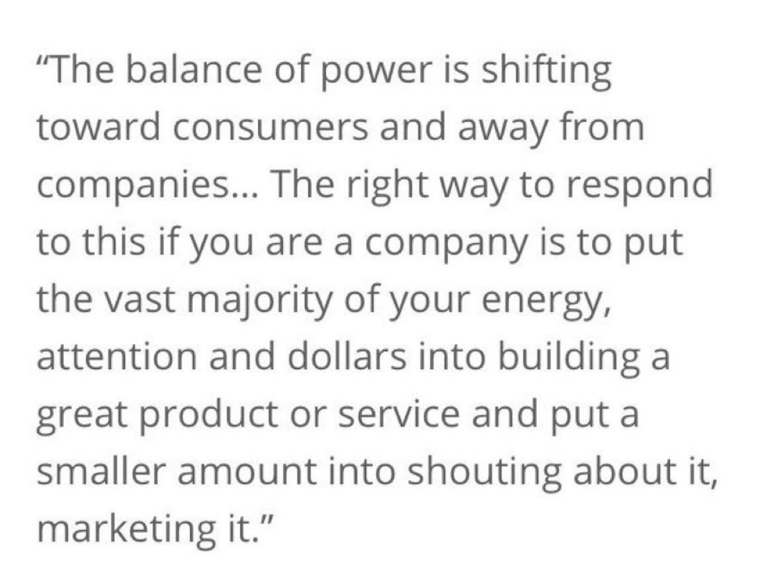 ValaAfshar's tweet photo. Jeff Bezos on value creation versus advertising: https://t.co/xkvZnX2HHO
