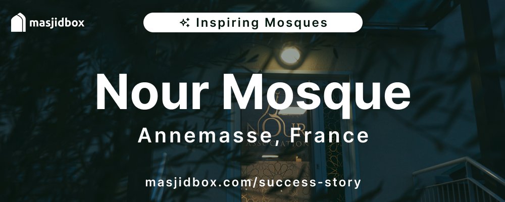 masjidbox's tweet photo. 🕌 Inspiring Mosques #1 — Nour Mosque (Annemasse). Going digital with Masjidbox + tools.

Link below 👇

🕌 Mosquées inspirantes #1 — Mosquée Nour (Annemasse). Passage au digital avec Masjidbox + outils.

Lien en commentaire 👇 https://t.co/Eq0kEjJ1h2