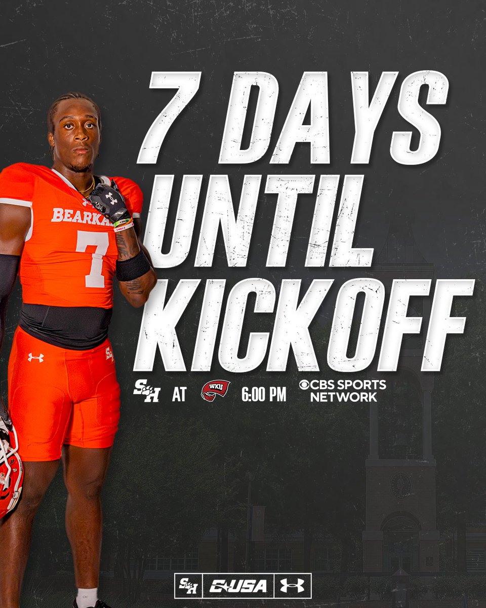 Just 7 days. Then it’s go time. Bearkat Football is BACK!  #EatEmUpKats