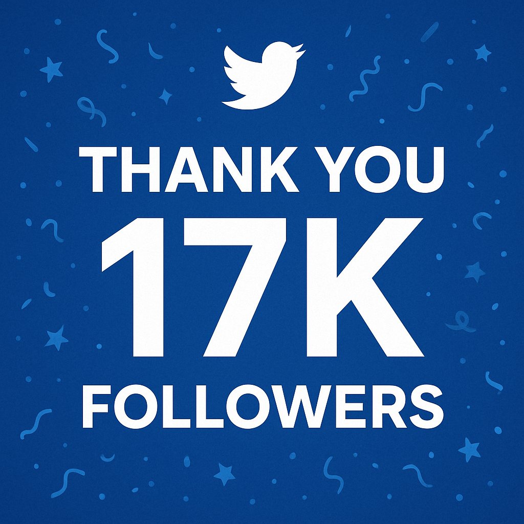 "१७ हजारांचा टप्पा पार करताना तुमचं प्रेम जाणवलं. 💙 धन्यवाद, हे नातं असंच घट्ट राहू दे!"

17,000 strong and growing! 🚀 Thank you for being part of this amazing journey — your support makes every milestone possible. 💙 #17KFamily