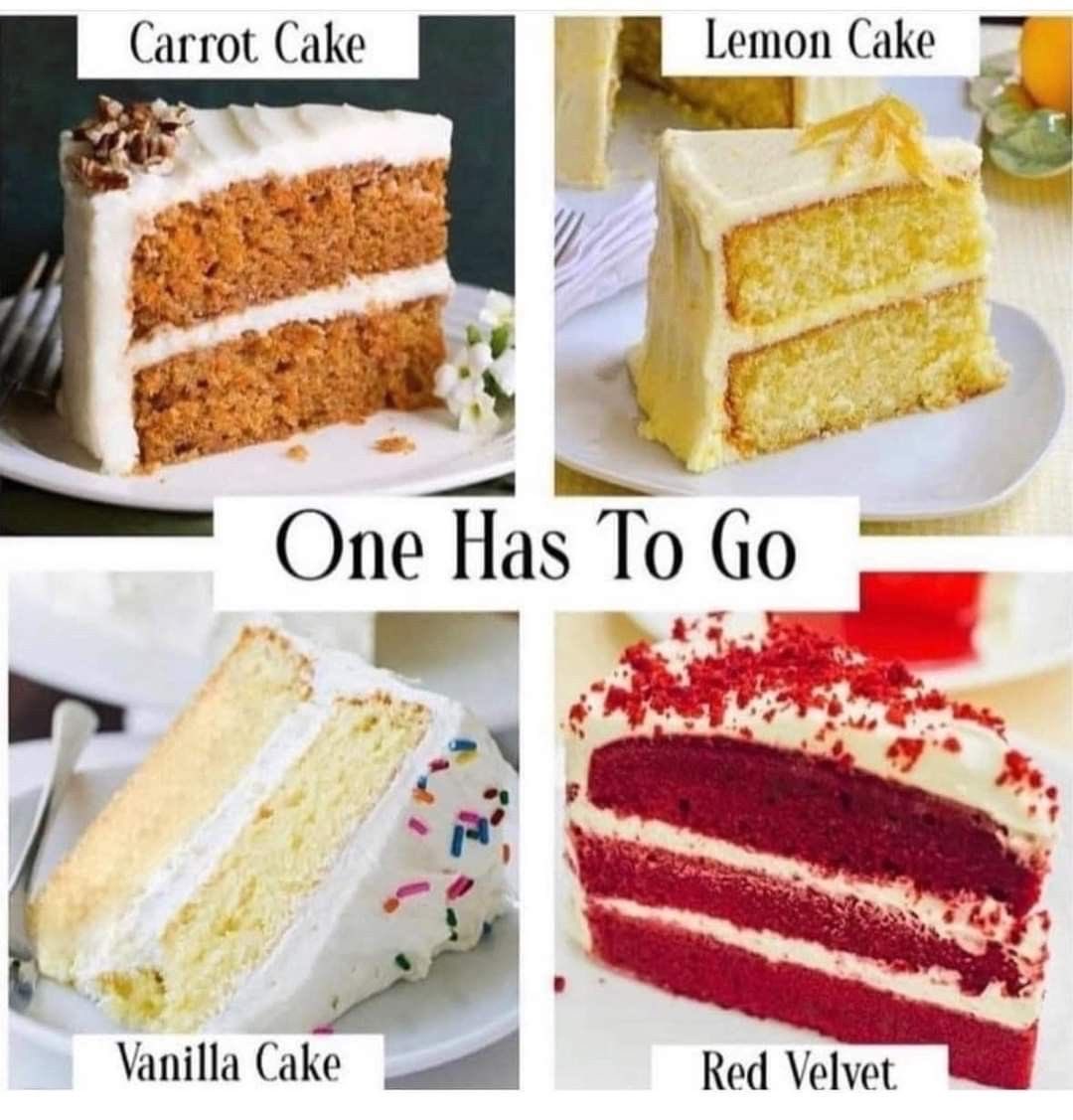 Jayhawk4Life_'s tweet image. One has to go… Carrot, Lemon, Vanilla, or Red Velvet? 🎂 I’ll go first, mine’s Lemon! What about you?