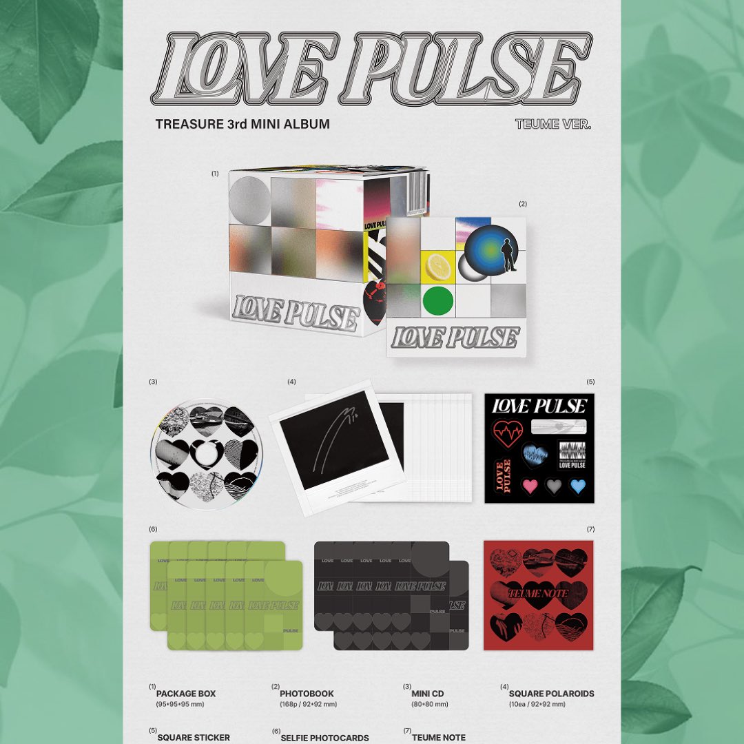 GOchromafael's tweet photo. 💎 OPEN PRE ORDER TREASURE 3rd MINI ALBUM [LOVE PULSE] TEUME VER 

💸472.340 || DP 300.000
⚖️400 gram

Shipping Sep 1, 2025 ~ Sep 8, 2025 (KST)

✅ bersih ina 🇮🇩
( berat atau rate tax naik harga naik, berat atau rate tax turun harga turun )

#TREASURE #teume https://t.co/56EJEej1kw