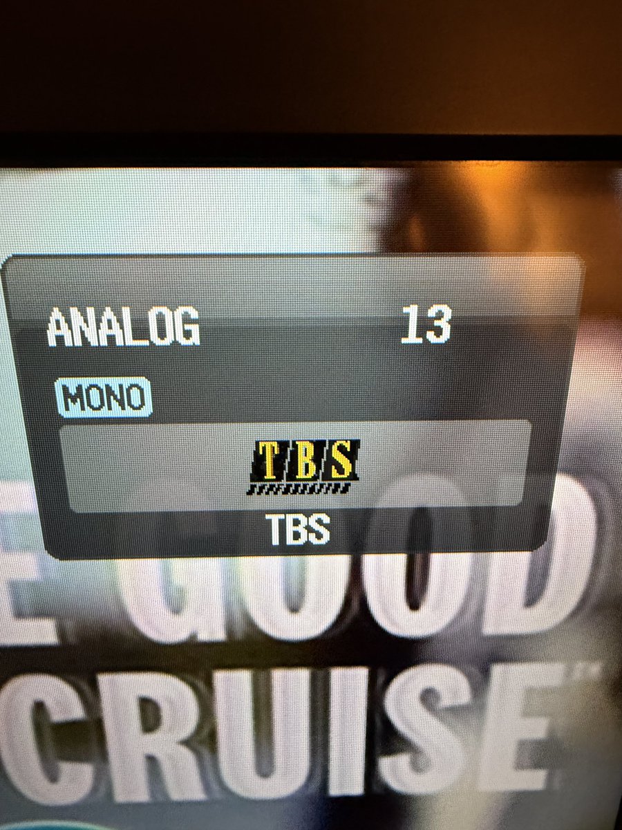My hotel room TV still has all the old network logos and I’m obsessed