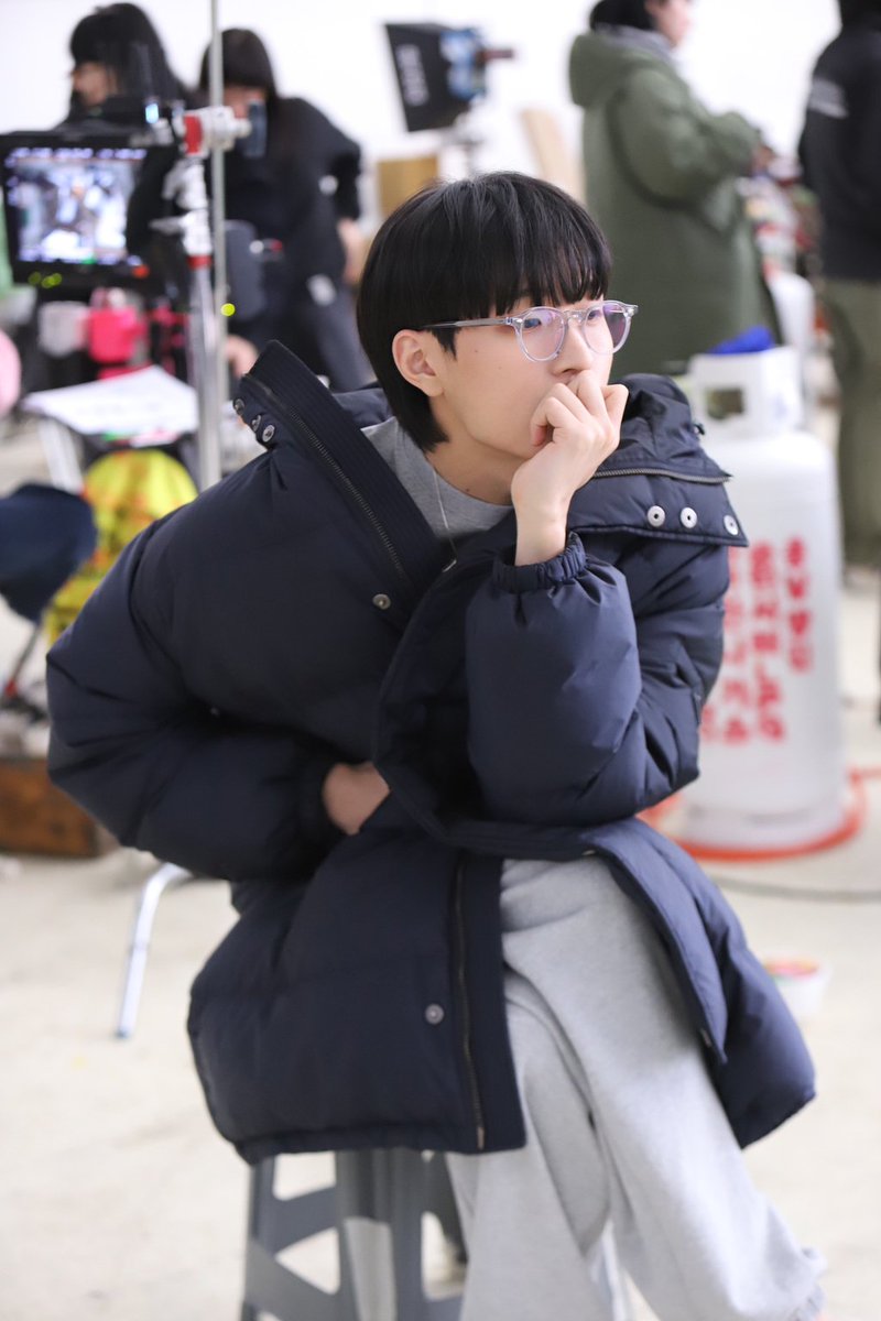 jin hoeun on the set of 'love in the big city' (2024)