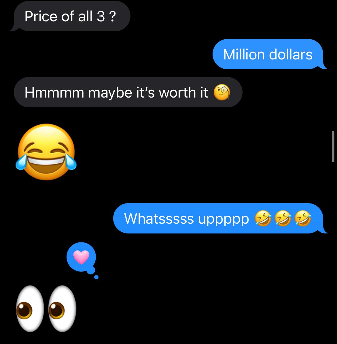 FinestJohnsons's tweet photo. 🤣🤣 keeping everyone energy high
#milliondollars https://t.co/3u1nCfSJIR