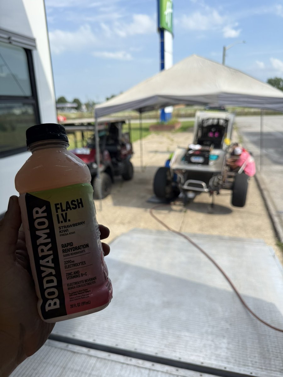 Hey <a href="/DrinkBODYARMOR/">BODYARMOR</a> 
We need a drink sponsor for these hot days of working on the race car in hotel parking lots. Hit us up!