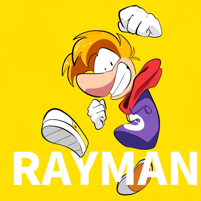 レイマンは可愛いですね。 #RAYMAN #raymanfanart