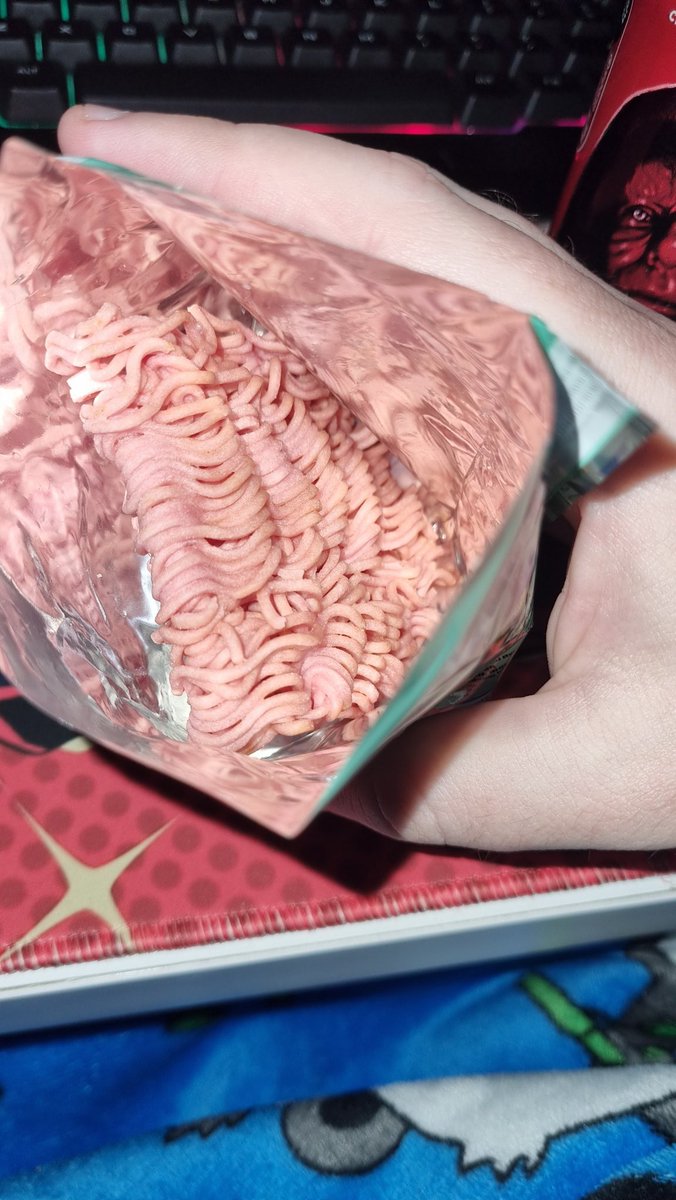 Why are these noodles pink? Why do they taste like berries? And WHY did I eat them?!