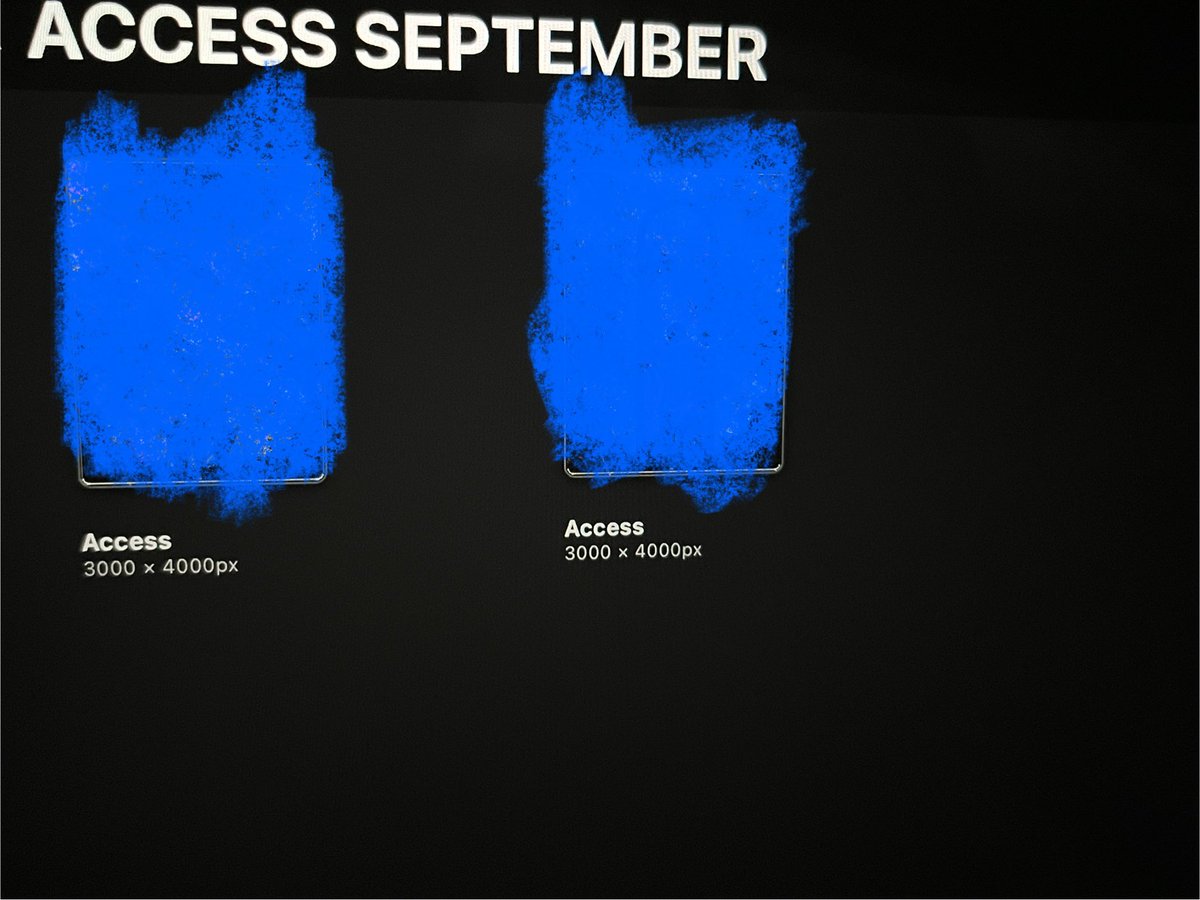 SAINTSUFFERS (@saintsuffers_) on Twitter photo Still a secret!! Just 1 more piece left to finishπ
Early September on <a href="/AccessProtocol/">Access Protocol</a> Still a secret!! Just 1 more piece left to finishπ
Early September on <a href="/AccessProtocol/">Access Protocol</a>