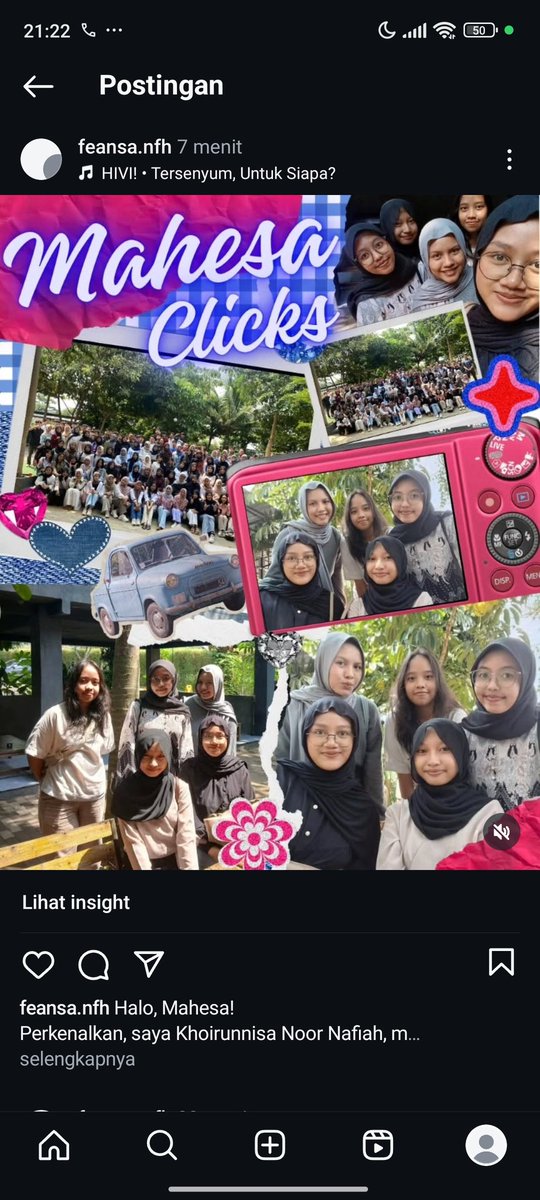 akuafee's tweet photo. Halo, Mahesa!
Perkenalkan, saya Khoirunnisa Noor Nafiah, mahasiswa baru Program Studi Psikologi, Fakultas Ilmu Pendidikan dan Psikologi, Universitas Negeri Semarang.

Di momen PKKMB UNNES 2025 ini, saya bertemu dengan teman-teman baru di Universitas Negeri Semarang dari kelompok https://t.co/iJFAkw7ZMb