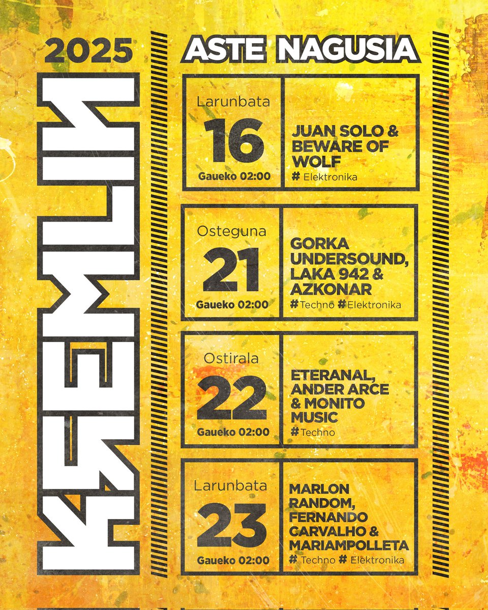 GORA BILBOKO ASTE NAGUSIA! Ondo pasa jaietan!