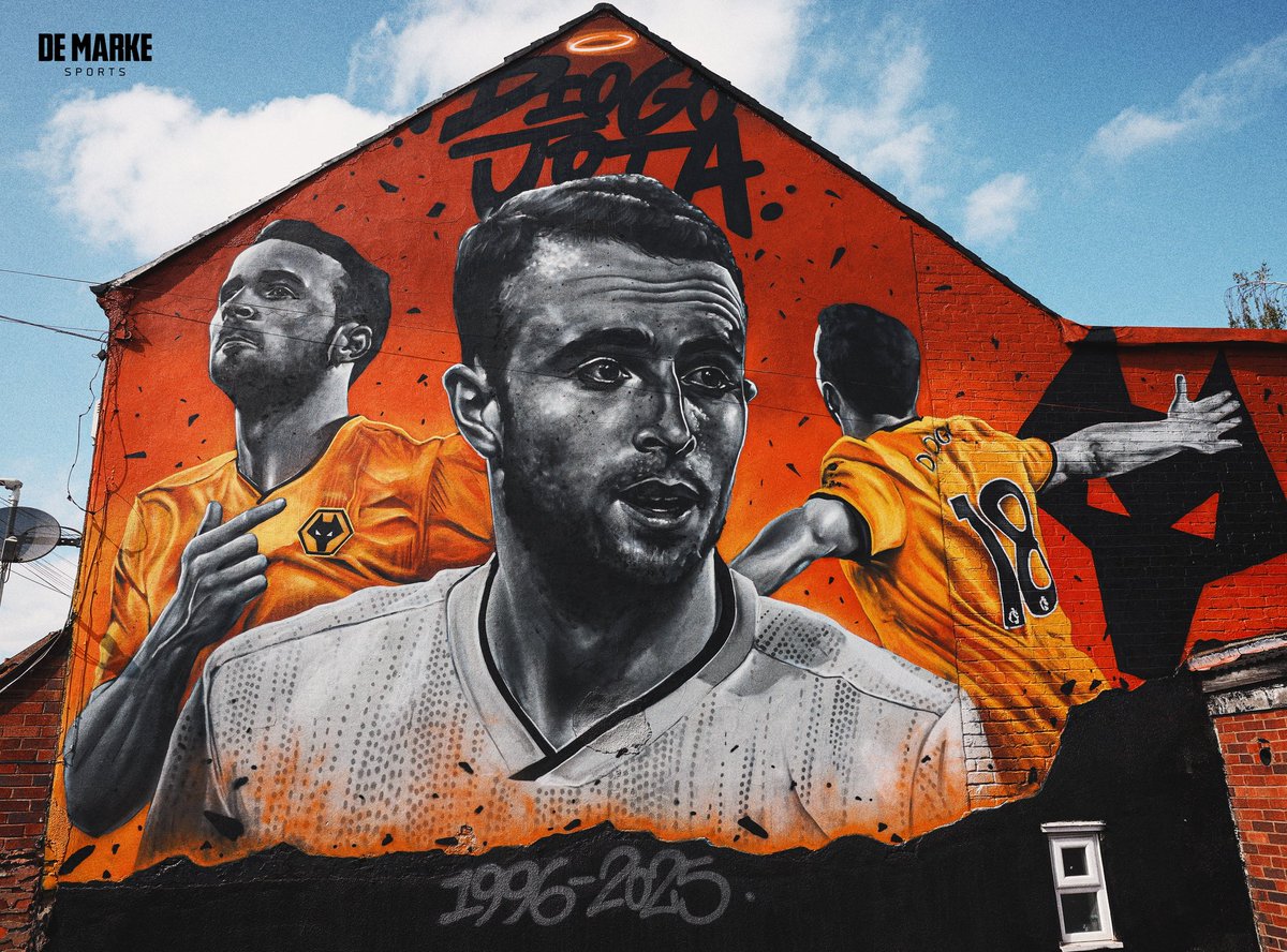 Wolves taraftarları, eski oyuncuları Diogo Jota’yı anıyor 🧡