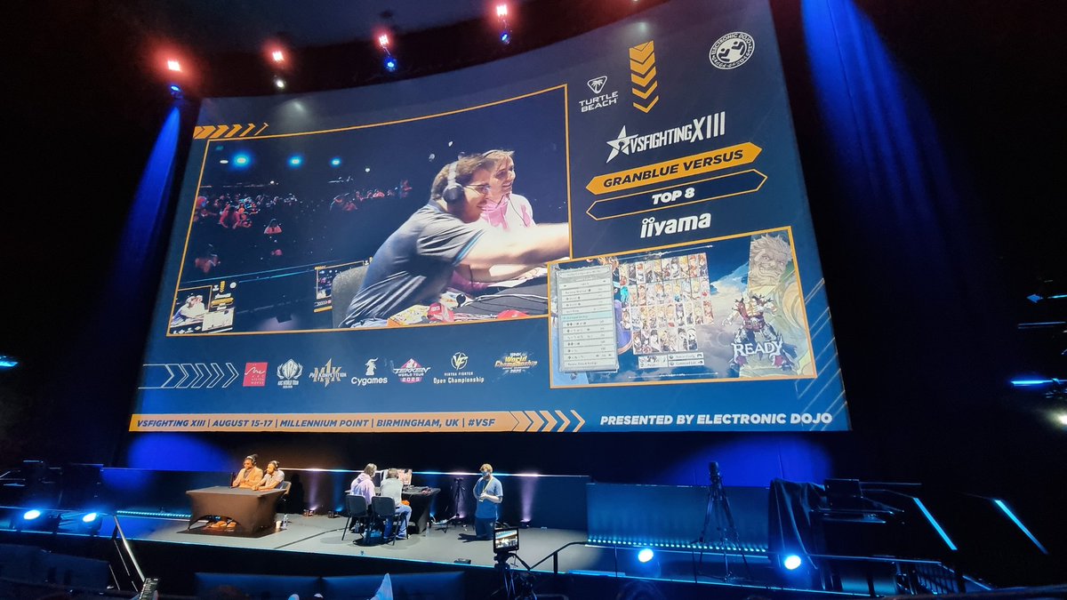 Currently watching the losers semi, winner plays Socky, losers goes home. <a href="/electronicdojo/">Electronic Dojo</a> #VSFightingXIII #GBVSR