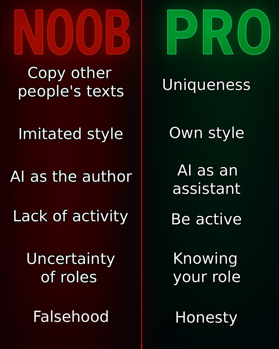 IF YOU’RE A BEGINNER WAITING FOR A SIGN,THIS IS IT

Copying someone else’s text is like wearing someone else’s clothes.

● It might fit, but it will never be yours. Uniqueness is the only way to be heard.

Don’t borrow someone’s style. Build your own.

● Even if it’s rough,