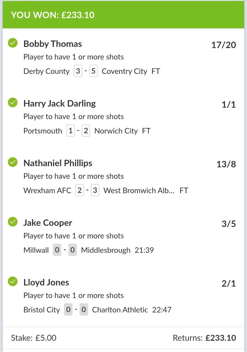 Decent day. Up the football 🥳