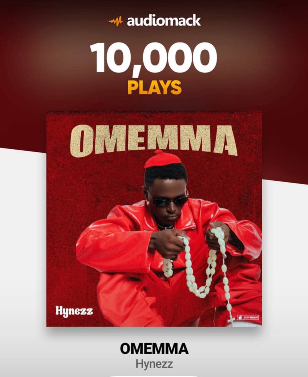 hynezz_official's tweet photo. 10,000 streams on Audiomack! 🚀🔥 I’m beyond grateful for every single person who pressed play, shared, and supported the vision 🙏❤️ This is just the beginning thank you for being part of the journey! More music, more vibes, more blessings ahead. #omemma #10kStreams #Gratitude https://t.co/Acv9w7erzm