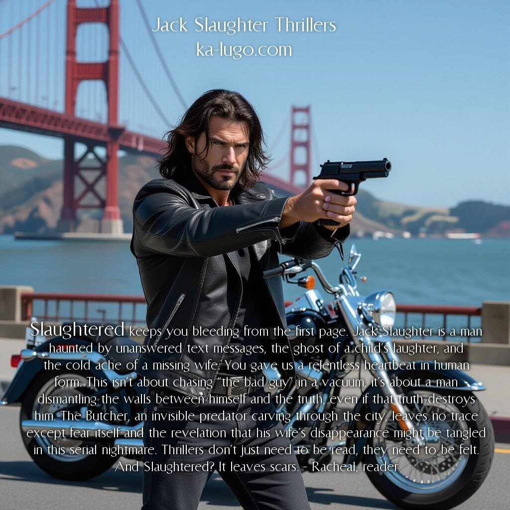 ka_lugo's tweet photo. Step into Jack Slaughter's world with the Jack Slaughter Thrillers series.

Available as ebooks, paperback, and hardcover for your keeper shelve or that special gift.

New reviews just in!

Average series rank 4.8/5 stars!!!

Get yours here:

https://t.co/t6BnbejecV https://t.co/Rs6STpcZz2