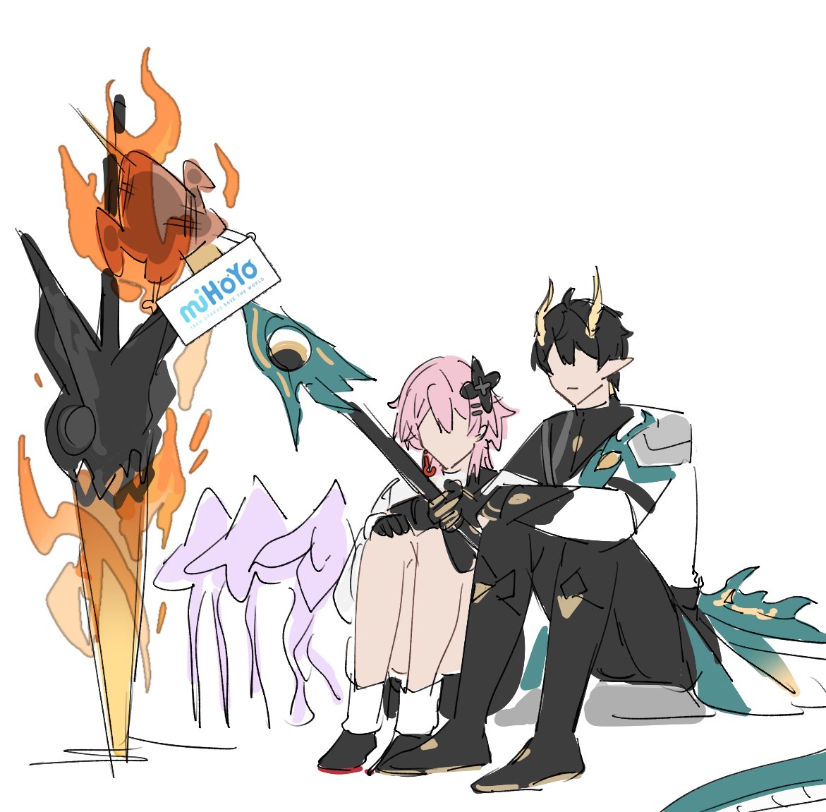 #HonkaiStarRail 
🔥烧鸡🔥米哈游