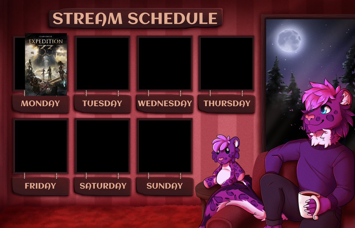 MOrning Lodge Members assuming i dont have to work tomorrow! This is what our schedule looks like as this might be the next couple of weeks cause we will be out of town not this week but the week after cause of work! will keep you updated!