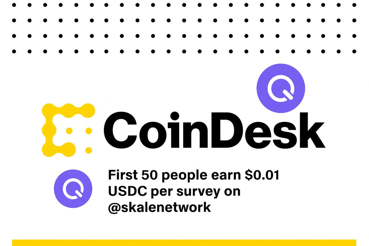 📰 Crypto News Pulse: Your Take?

From Adam Back’s $2.1B $BTC to $XLM wallet surge — how do headlines shape strategy? Take our survey. 🫵

🔗 tinyurl.com/crypto-news-1

First 50 earn $0.01 USDC on @skalenetwork 🤑

Rules
✔ Like + RT
✔ Complete survey
✔ Claim $SKL

#GameFi #NFTs
