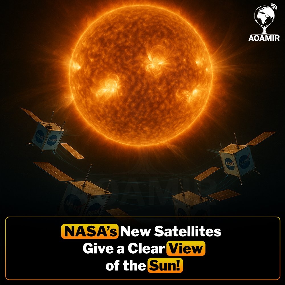 AOAMIR_Official's tweet photo. NASA Deploys PUNCH Satellites to Study Solar Wind
#NASA #PUNCHMission #SolarWind #SpaceWeather #SolarScience #Heliosphere https://t.co/GizU2rlmfW