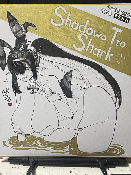 色紙間に合いました!
シャドォさんはプレゼントでレイズさんの方は
販売になります。
新刊ともどもこちらの方もよろしくお願いします。 