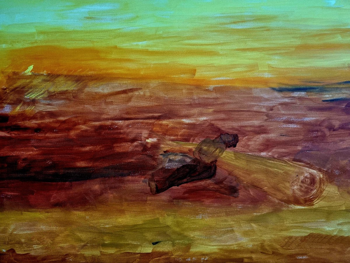 My first painting. Acrylic on canvas #painting #art

Still not completed