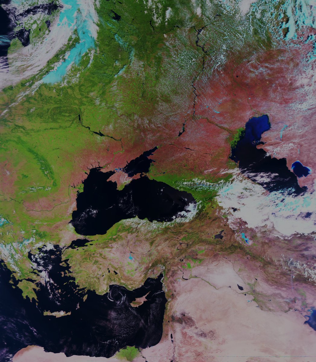 Metop C  System AHRPT RGB 16 Aug 2025 UT 07.32
