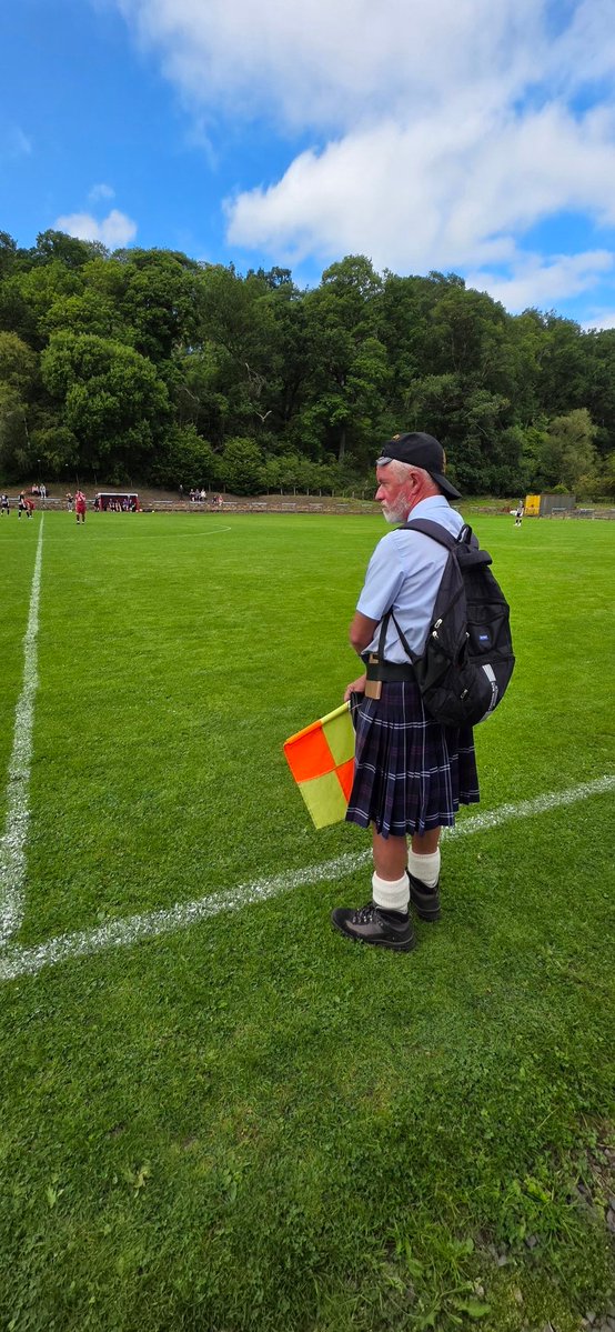 David Stoker (@davidstoker_lfc) on Twitter photo A first for me today at <a href="/LugarFC1878/">Lugar Boswell Thistle FC</a>, a kilted linesman.
#davesfootballtravels ⚽️ A first for me today at <a href="/LugarFC1878/">Lugar Boswell Thistle FC</a>, a kilted linesman.
#davesfootballtravels ⚽️