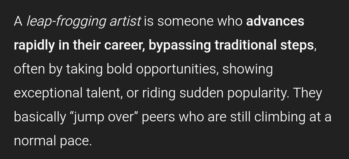 so i search what leap frogging means bcos it sounds weird to me and hell yeah lookmhee is indeed a leap frogging artist y'all!!

congratulations booboo! 🫶

WEIBO GALA X LMSY

#WeiboxLMSY
#WeiboCulturalExchangeNight2025