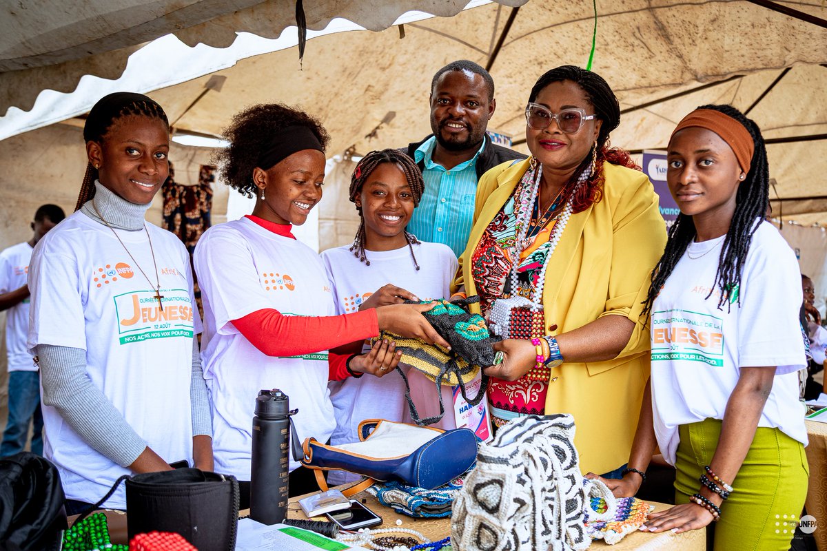 UNFPARDC's tweet photo. 𝗝𝗼𝘂𝗿𝗻𝗲́𝗲 𝗗𝗲 𝗟𝗮 𝗝𝗲𝘂𝗻𝗲𝘀𝘀𝗲 2025 : La ville de #Goma à travers un Forum de la Jeunesse &amp; du  #Développement pour mettre en lumière les initiatives  des jeunes en faveur de la paix &amp; le développement durable.

Appui @UNFPA grâce au financement @SwedeninDRCongo

#ODD https://t.co/gco1QDxBWn