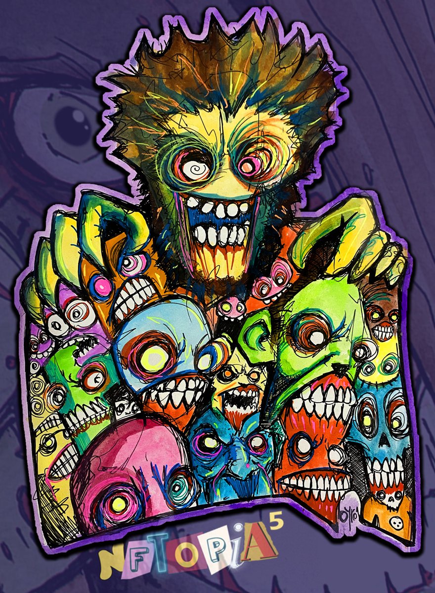 DaHordeCentral's tweet image. GM to the Horde and welcome to the first day of NFTopia 5
Are you showing up? The Horde has some swag to give away. Want a pack? show us a screenshot of your avatar in the convention and drop your wam. We&apos;ll send a bunch out later today