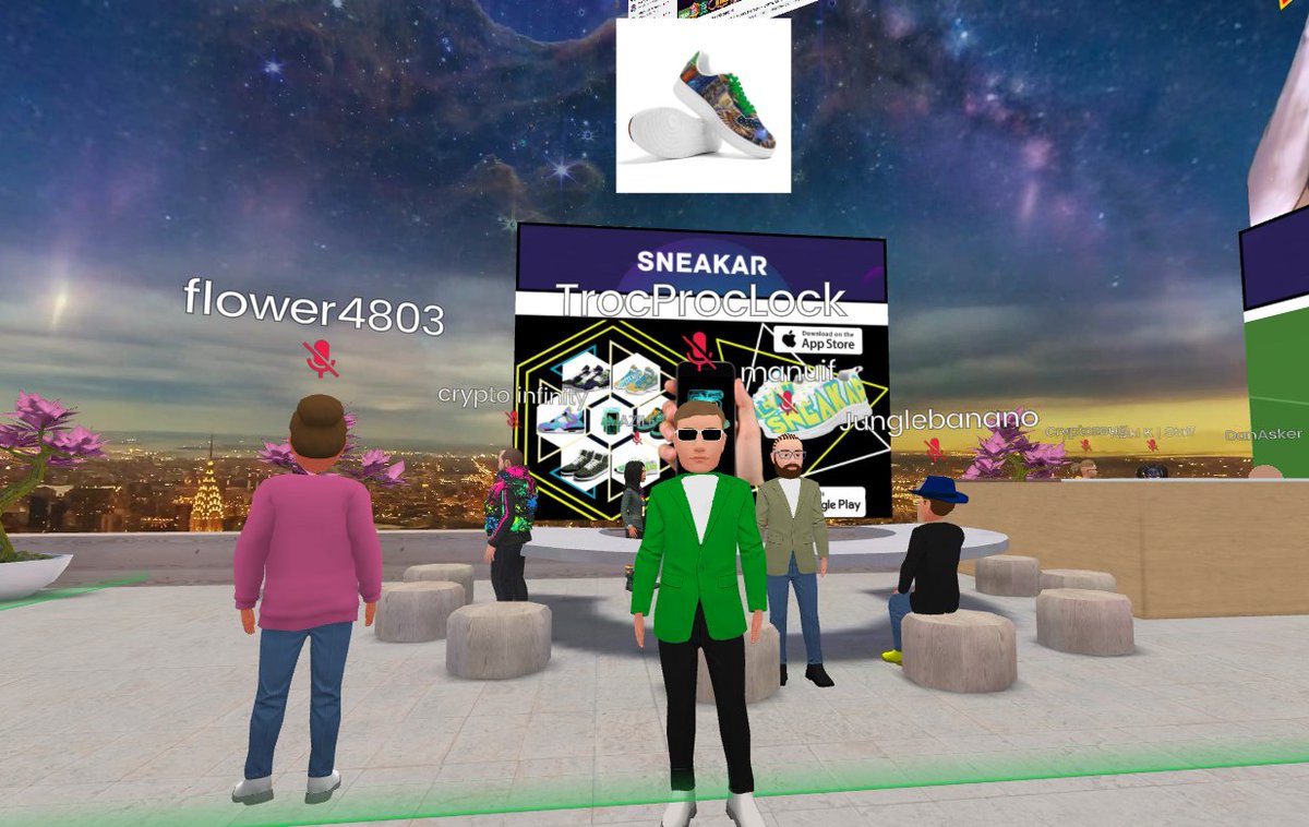 TrocProcLock's tweet image. Hanging out at NFTopia!! 

#nftopia5, @thenftopia, @sneakarshoeco